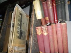 A quantity of old books including ephemera