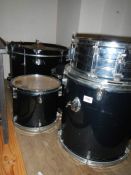 A full drum kit