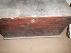 An old Victorian pine tool,chest