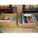 A collection of books including military, weaponry, soldiers,