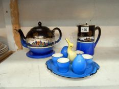 Teapot on stand,
