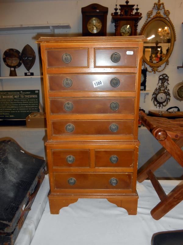 A mini yew chest on chest