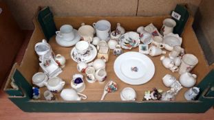 Large quantity of crested ware items