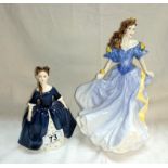 2 Royal Doulton figures 'Rebecca' HN4041 & 'Debbie' HN2385