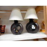 Pair of table lamps