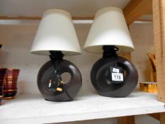 Pair of table lamps