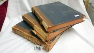 3 volumes of 'The Antiquities of Nottinghamshire' by Robert Thoroton, second edition,