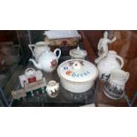 10 items of crested china ware inc.
