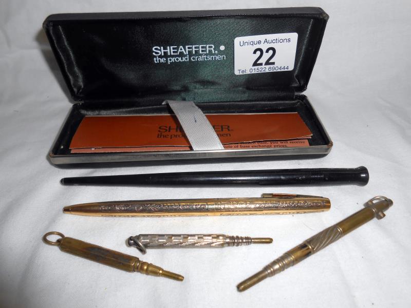 Sheaffer pen, propelling pencil etc.