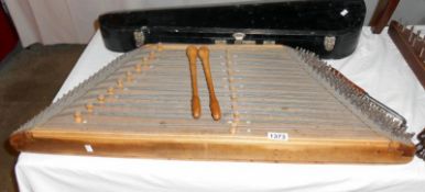 A zither with tuner