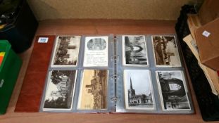 Album of over 170 Lincolnshire postcards