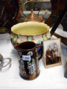 Victorian treacle glaze jug dedicated to the Moody family business,