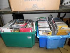 2 boxes of over 300 CD's consisting of 16th, 17th & 18th century music, hymnal, choral & folk etc.