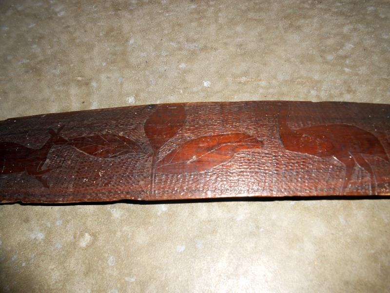 An Australian Aboriginal parrying shield - Image 3 of 4