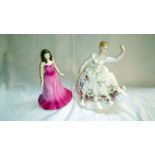 2 Royal Doulton figures, The gemstones collection July,
