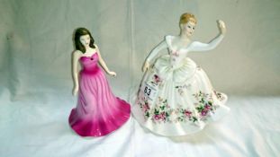 2 Royal Doulton figures, The gemstones collection July,