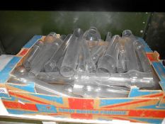 A box of oil lamp chimneys