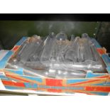 A box of oil lamp chimneys