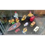 Quantity of vintage and modern tinplate toys