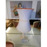 A table lamp