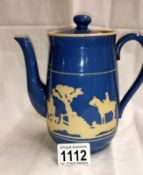 A TG Green Tally Ho pattern coffee pot with early church gresley mark