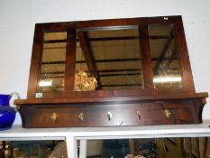A Laura Ashley home mahogany mirror