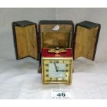 A cased Jaz clock