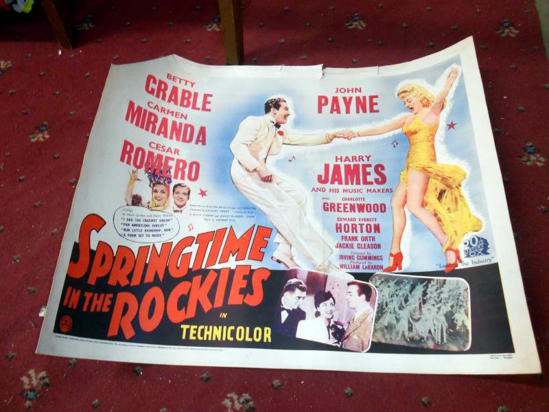 6 film posters including Saturday Island, The Secret Fury, Sitting Pretty, - Image 6 of 6