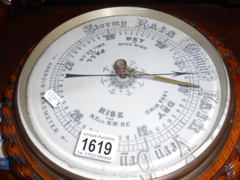 An Aneroid barometer - Image 2 of 2