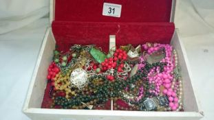 A collection of costume jewellery