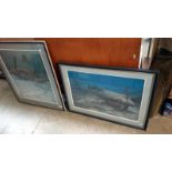 Pair of framed and glazed limited edition Randall Scott prints