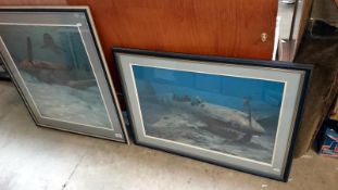 Pair of framed and glazed limited edition Randall Scott prints