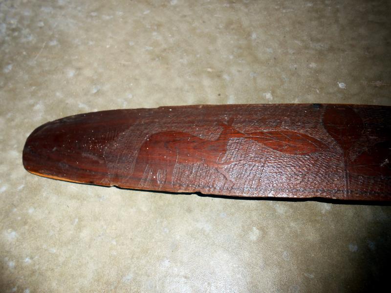 An Australian Aboriginal parrying shield - Image 2 of 4
