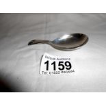 Silver tea caddy spoon HM Newcastle 1856 approx.