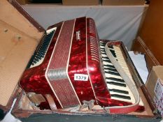 Weltmeiste accordian in case