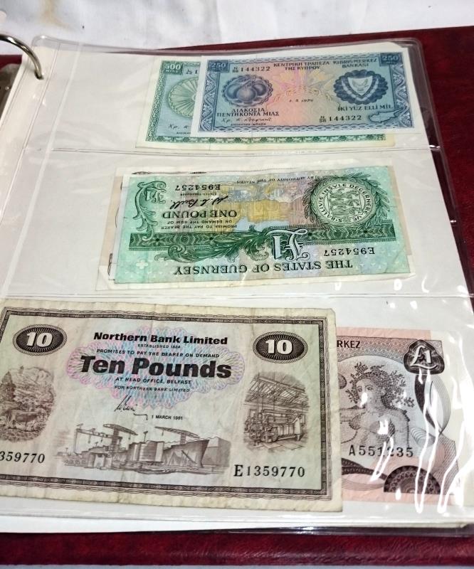 An album of mainly English & Scottish bank notes along with some Foreign bank notes - Image 6 of 9