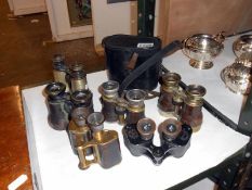 6 pairs of binoculars inc. Carl Zeiss Jena, Dolland etc.