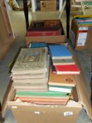 Mixed lot of Books, inc Boy's own children's story of the war, annuals, bee keeping etc.