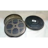 2 film reels of Charlie Chaplin 'The vagabond'