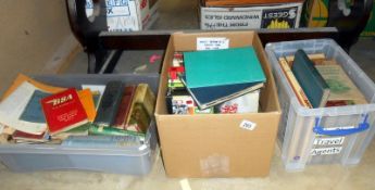 3 boxes of books on railway cars and Ruston Horsnby