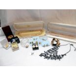 Box of costume jewellery