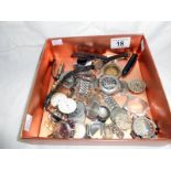 Box of assorted watches and components