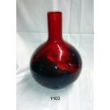 A super Royal Doulton flambe vase,