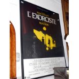 An original French 1974 exorcist poster L'exorciste