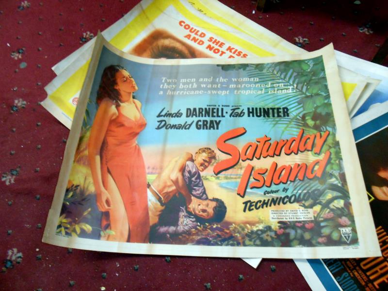 6 film posters including Saturday Island, The Secret Fury, Sitting Pretty, - Image 2 of 6