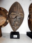 A Dan ceremonial mask from Cote d'Ivorie Ivory Coast approx 33.