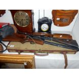 An air rifle parts and gun case