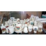 Approx. 40 items of crested ware from various makers inc.