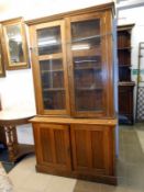 19th century oak bookcase
