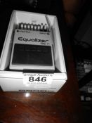 A Boss GE-7 guitar equalizer